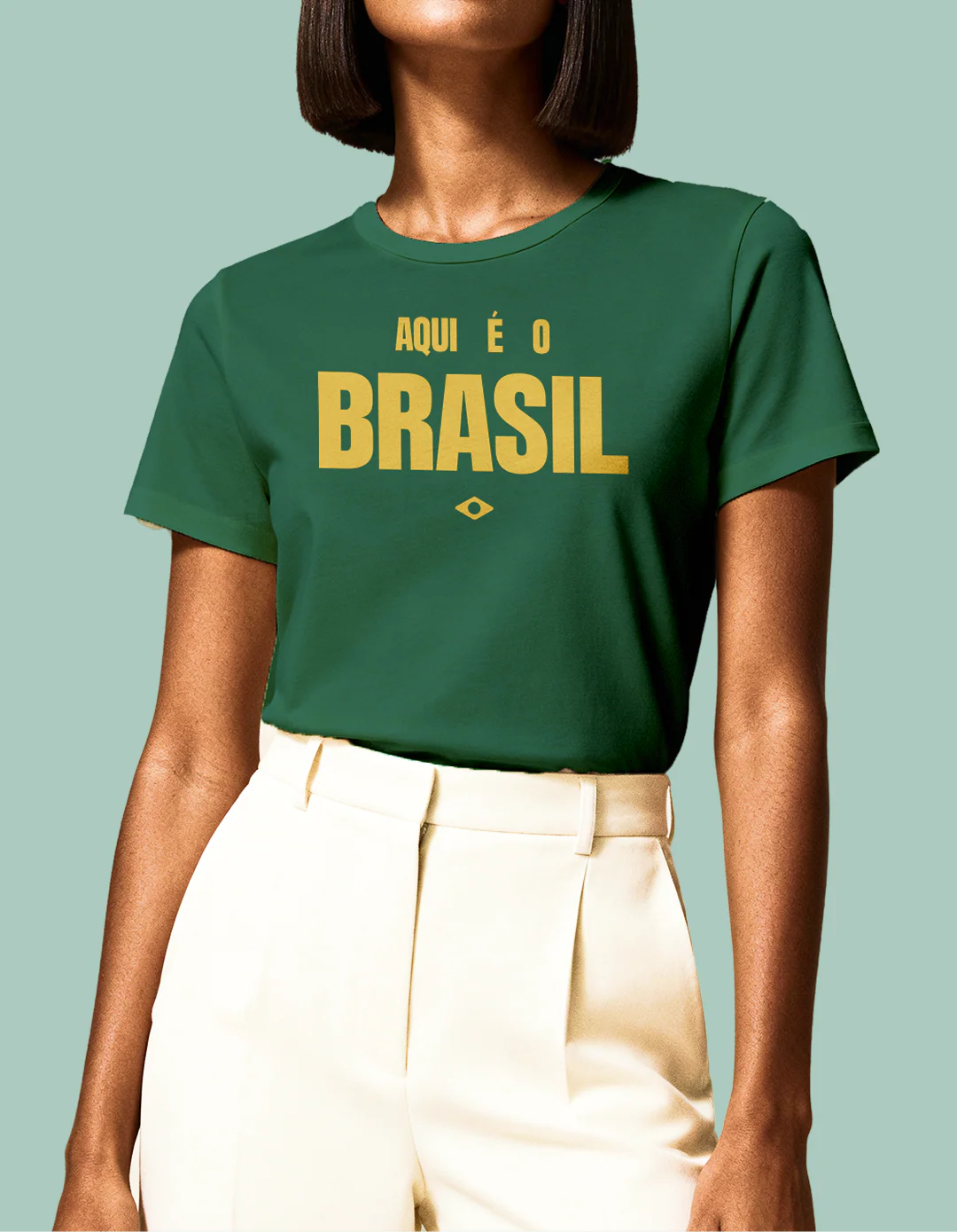 Camiseta - Aqui é o Brasil