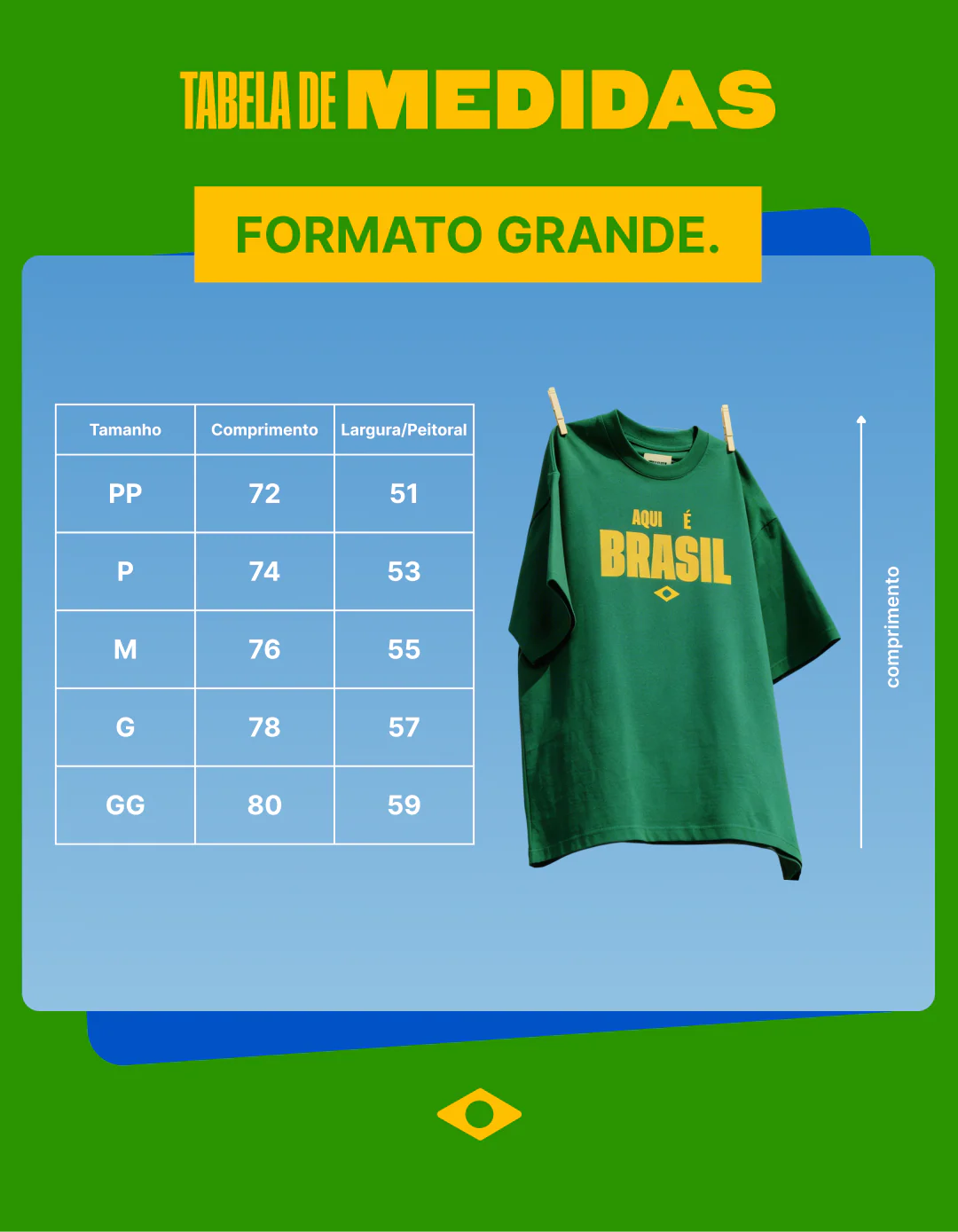 Camiseta - Aqui é o Brasil